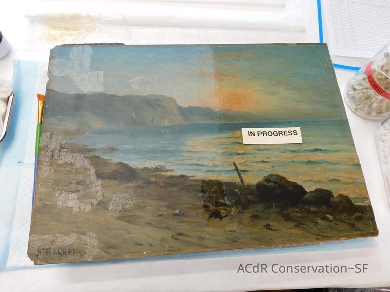 Seascape by Nels Hagerup painting - Image 103