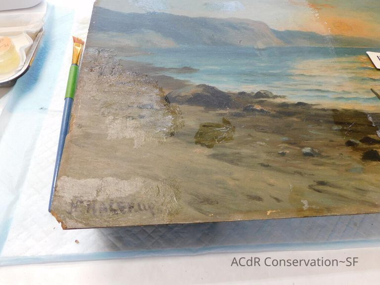 Seascape by Nels Hagerup painting - Image 105