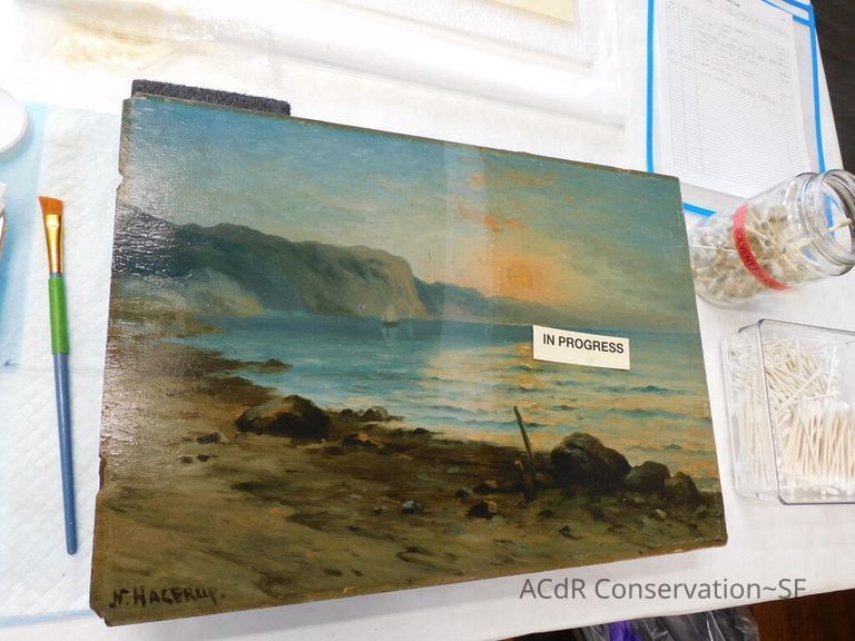 Seascape by Nels Hagerup painting - Image 111