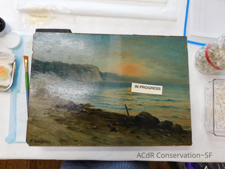 Seascape by Nels Hagerup painting - Image 112