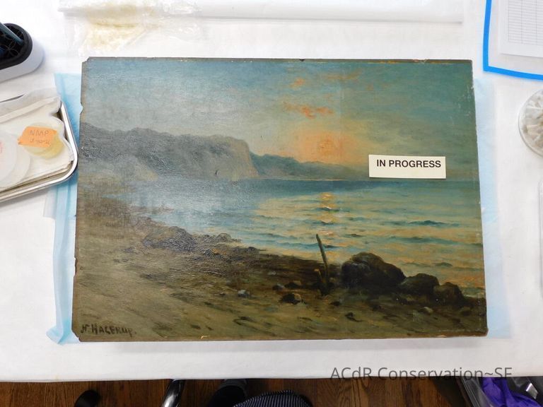 Seascape by Nels Hagerup painting - Image 113