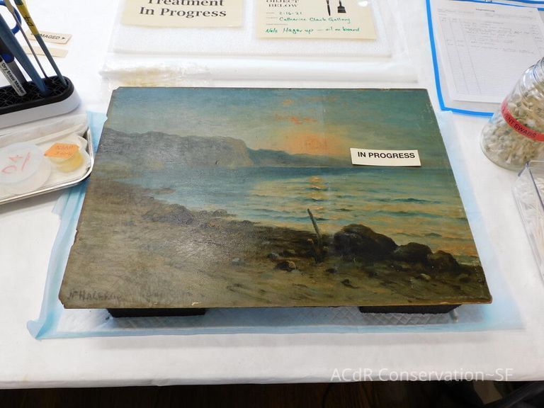 Seascape by Nels Hagerup painting - Image 114