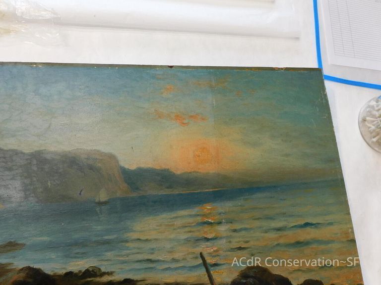 Seascape by Nels Hagerup painting - Image 117