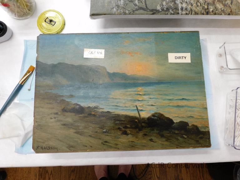 Seascape by Nels Hagerup painting - Image 132