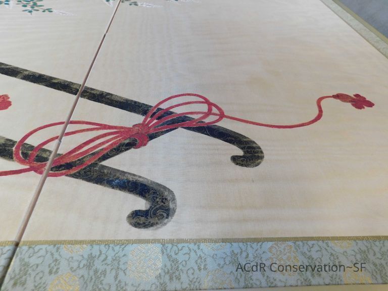 Japanese Painted Screen - Image 5