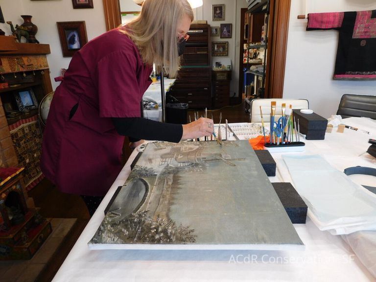 20th Century Landscape in Winter - Image 127