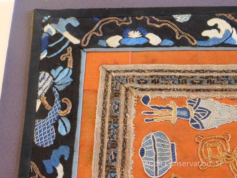 Chinese Imperial Court Sleeve - Lion Dogs - Image 3