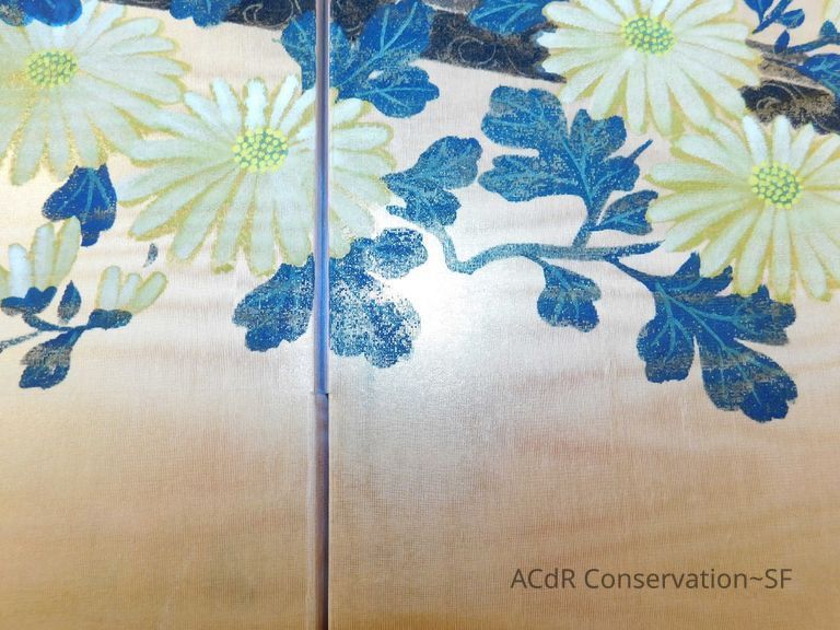 Japanese Painted Screen - Image 7