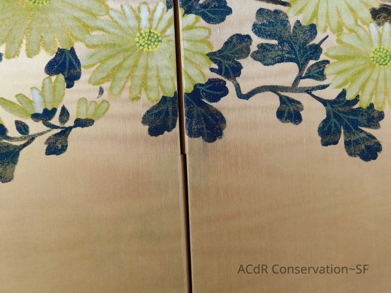 Japanese Painted Screen - Image 8