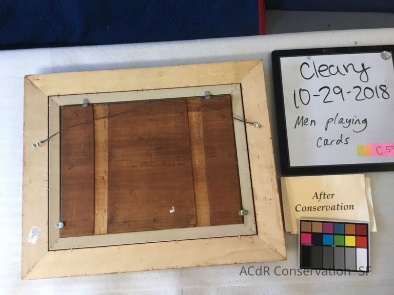 Men playing cards - Image 4