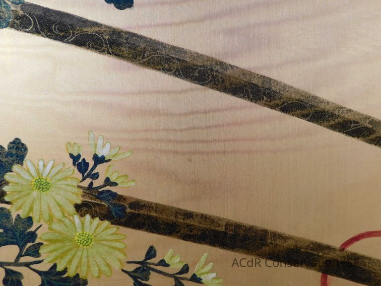 Japanese Painted Screen - Image 10