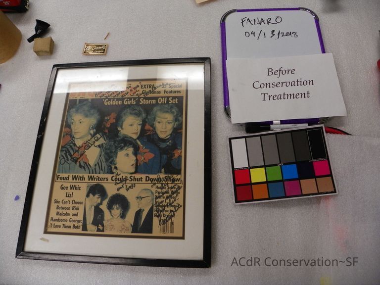          Golden Girls signed newspaper clipping picture number 1
