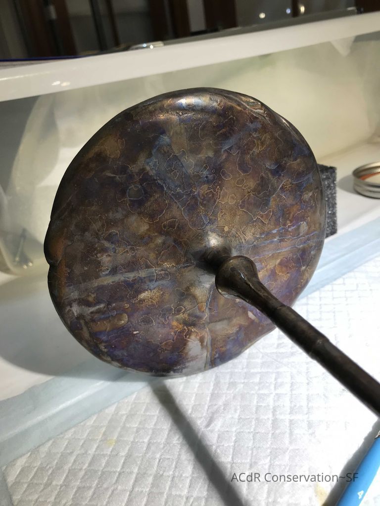 After bronze ager applied