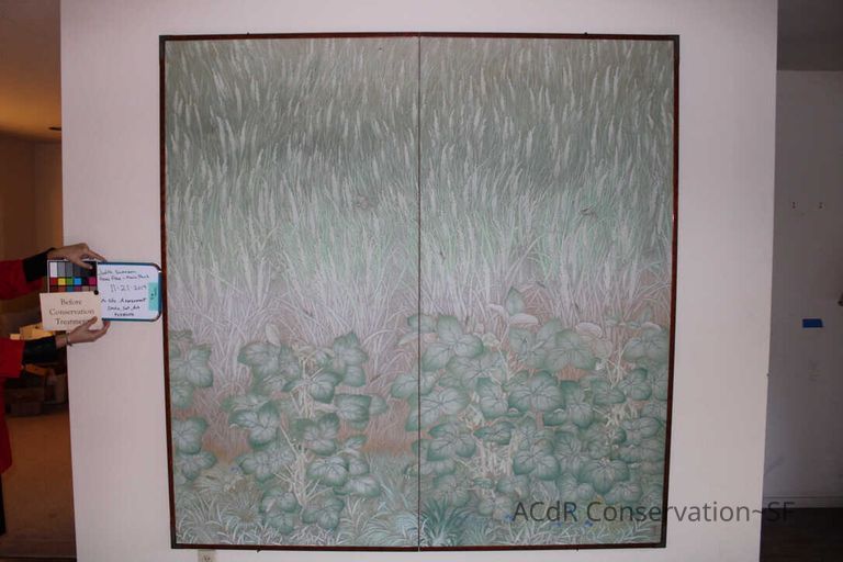          #1 - 2 Panel Painted Screen picture number 1
