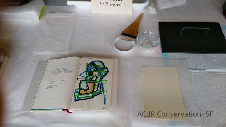 Bukowski Book with Painted Leaflet - Image 7