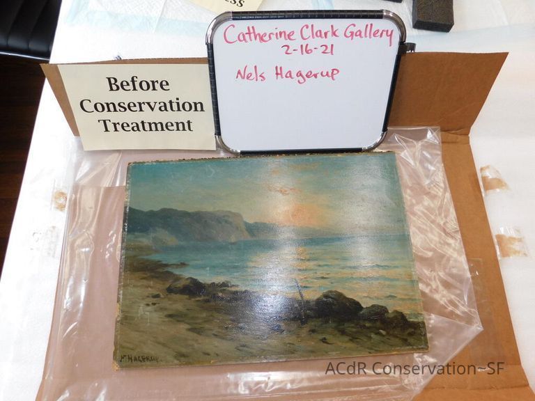 Seascape by Nels Hagerup painting - Image 6