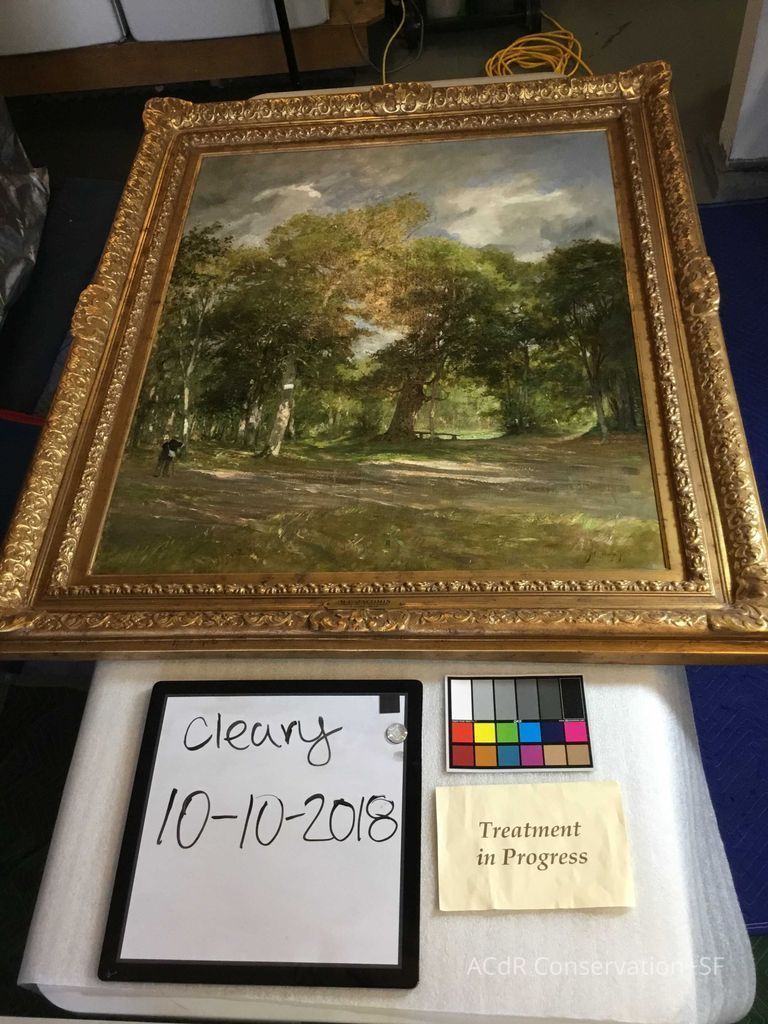          M.F. Jacomin tree painting  picture number 1
