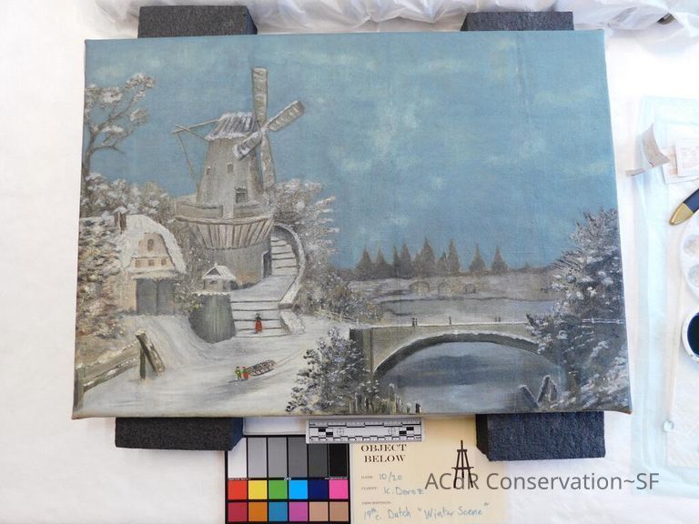 20th Century Landscape in Winter - Image 176