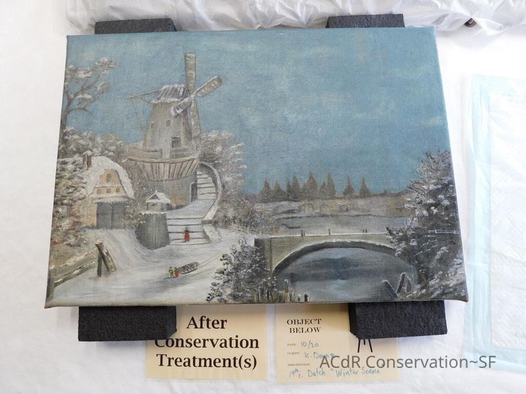 20th Century Landscape in Winter - Image 182