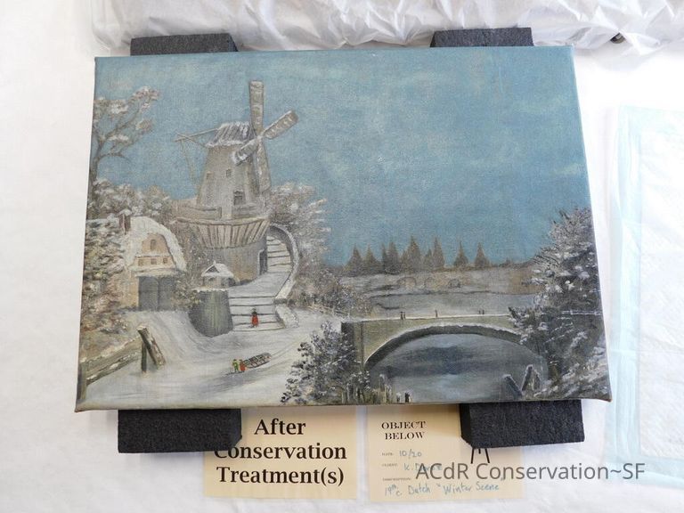 20th Century Landscape in Winter - Image 183