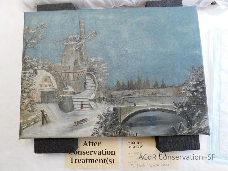 20th Century Landscape in Winter - Image 184