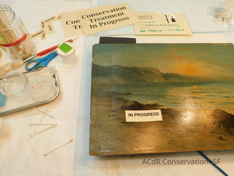 Seascape by Nels Hagerup painting - Image 72