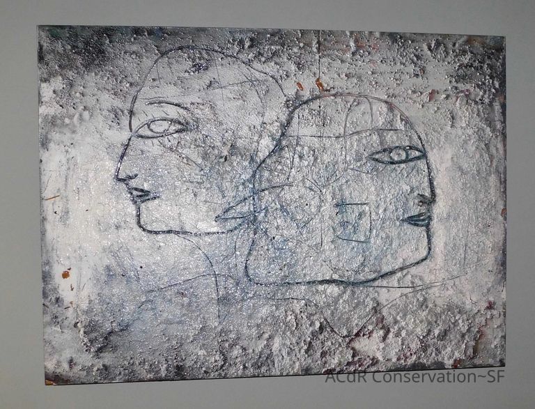          Impasto Painting with Two Faces picture number 1
