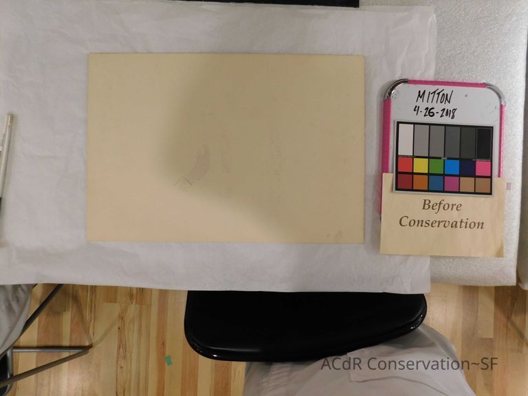 Women posing behind car door - Image 2