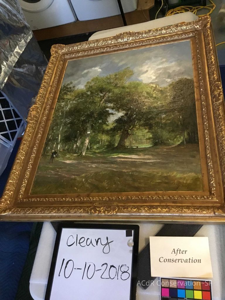 M.F. Jacomin tree painting  - Image 4