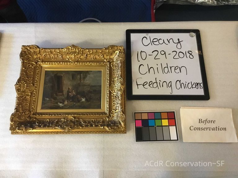 Children feeding the chickens  - Image 2