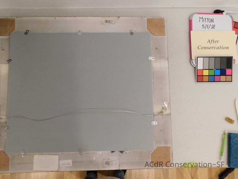 Still life with wine, bread, and cheese - Image 4