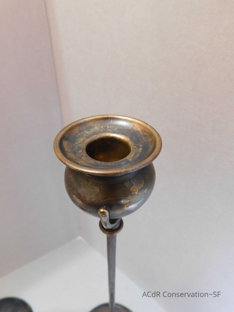 Bronze Tiffany Candlesticks - Image 15