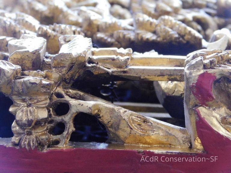 Large Round Chinese woodcarving - Image 6