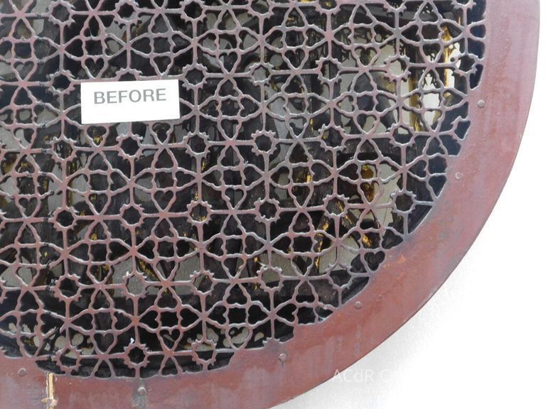 Large Round Chinese woodcarving - Image 16