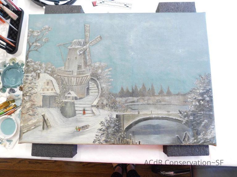 20th Century Landscape in Winter - Image 165