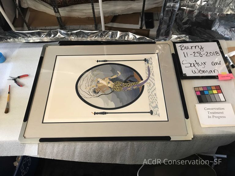          Satyr and Woman Erte picture number 1
