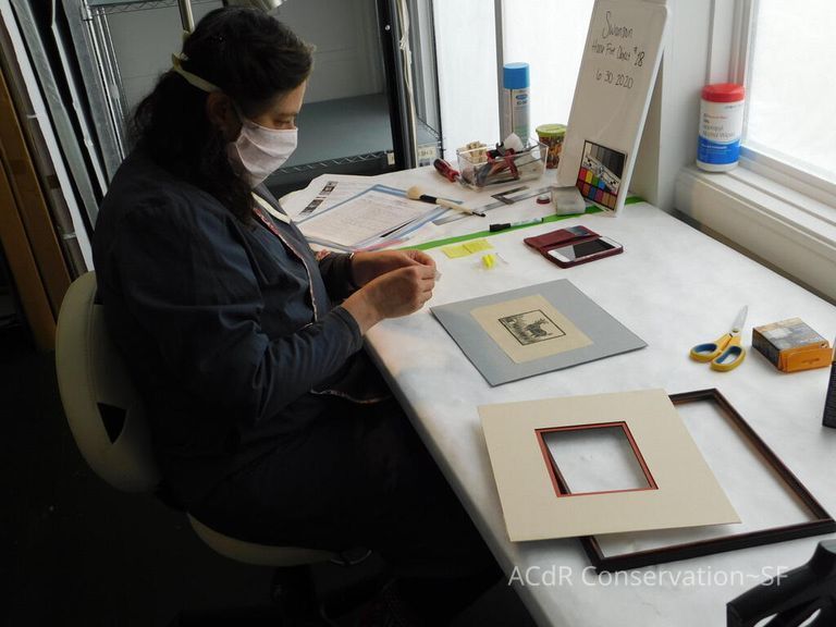 #18 - Woodblock Print -Goat - Image 14