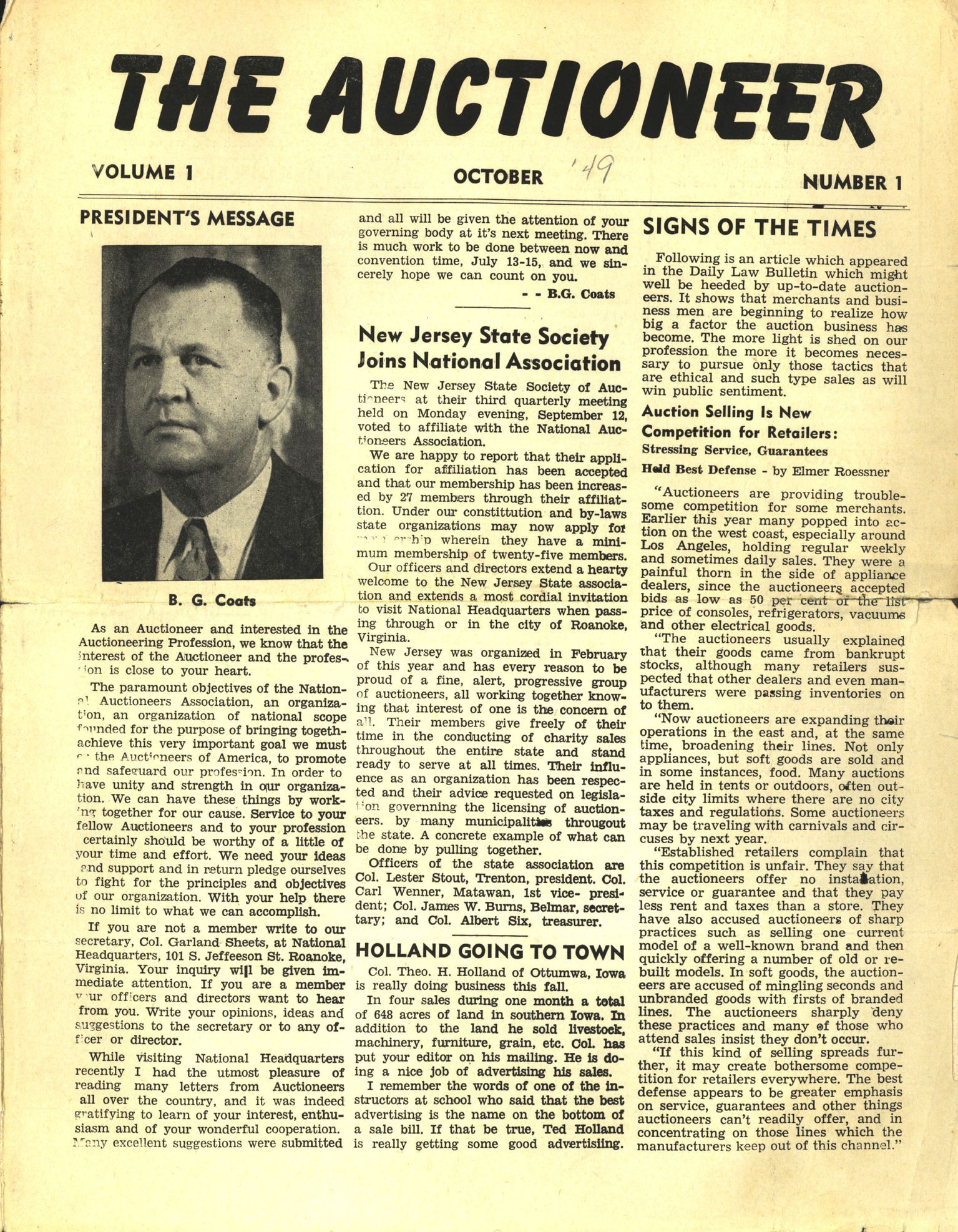 Auctioneer Magazine Archives