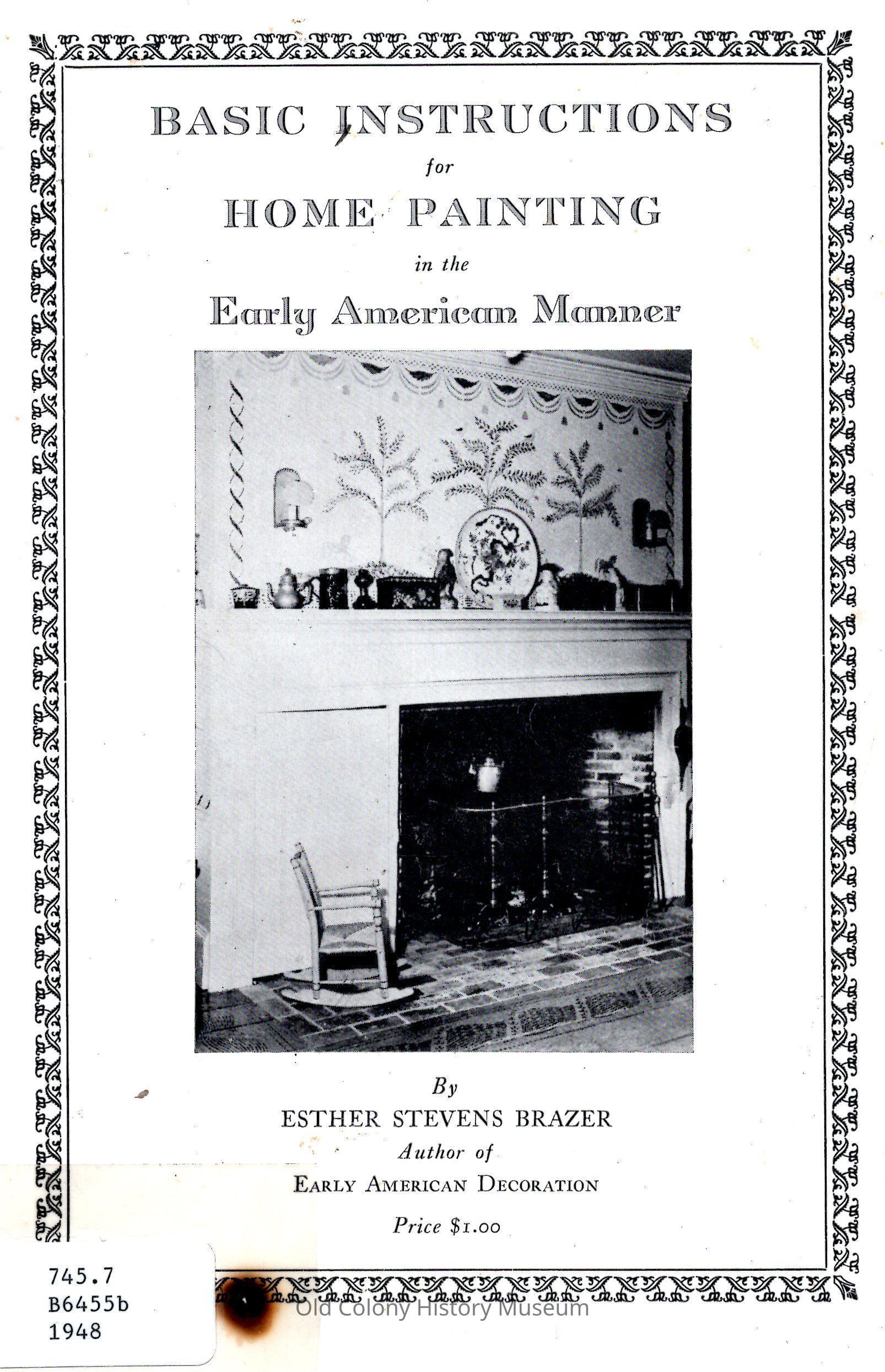Basic Instruction for Home Painting in the Early American Manner picture number 1