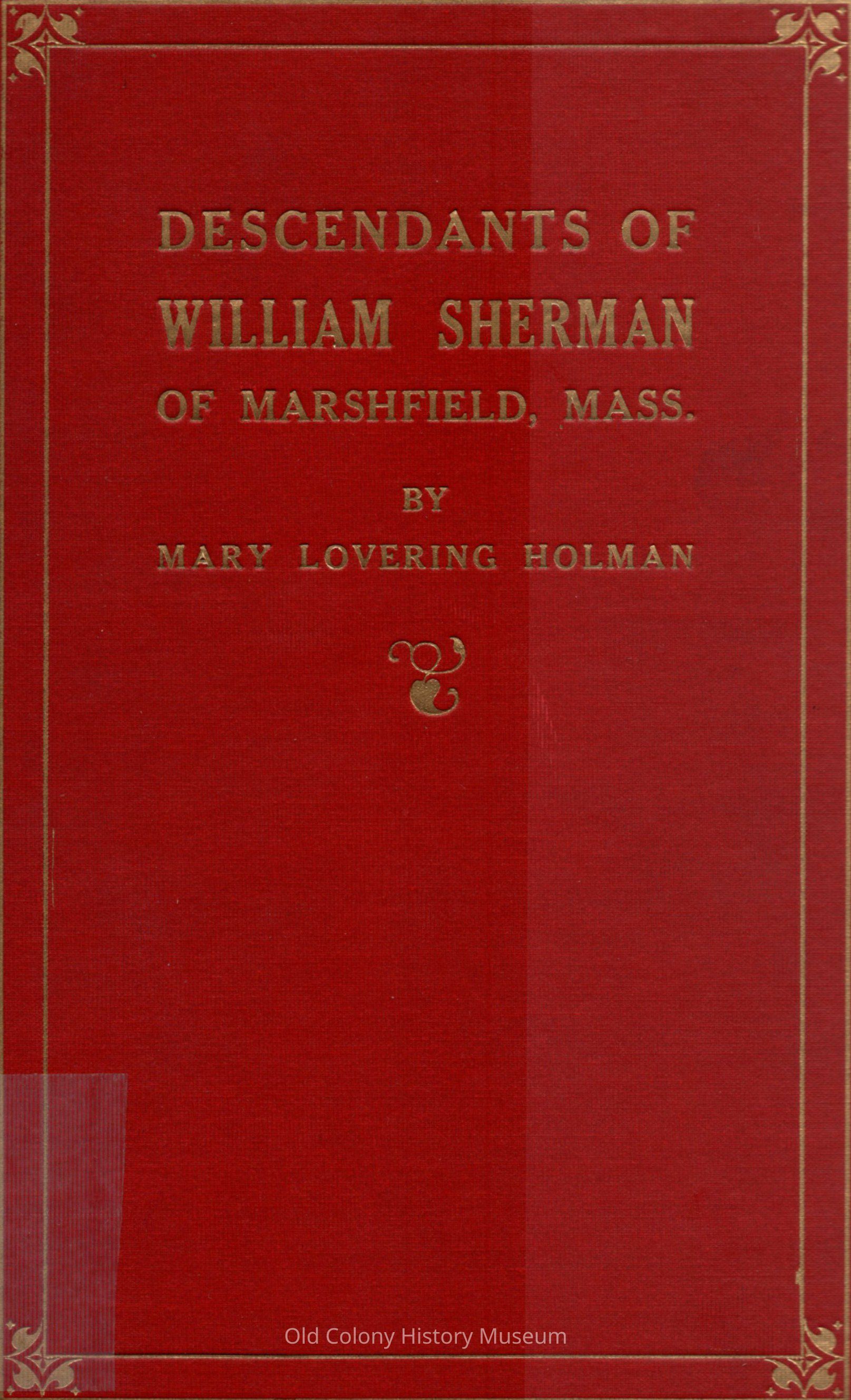 Descendants of William Sherman of Marshfield, Mass picture number 1