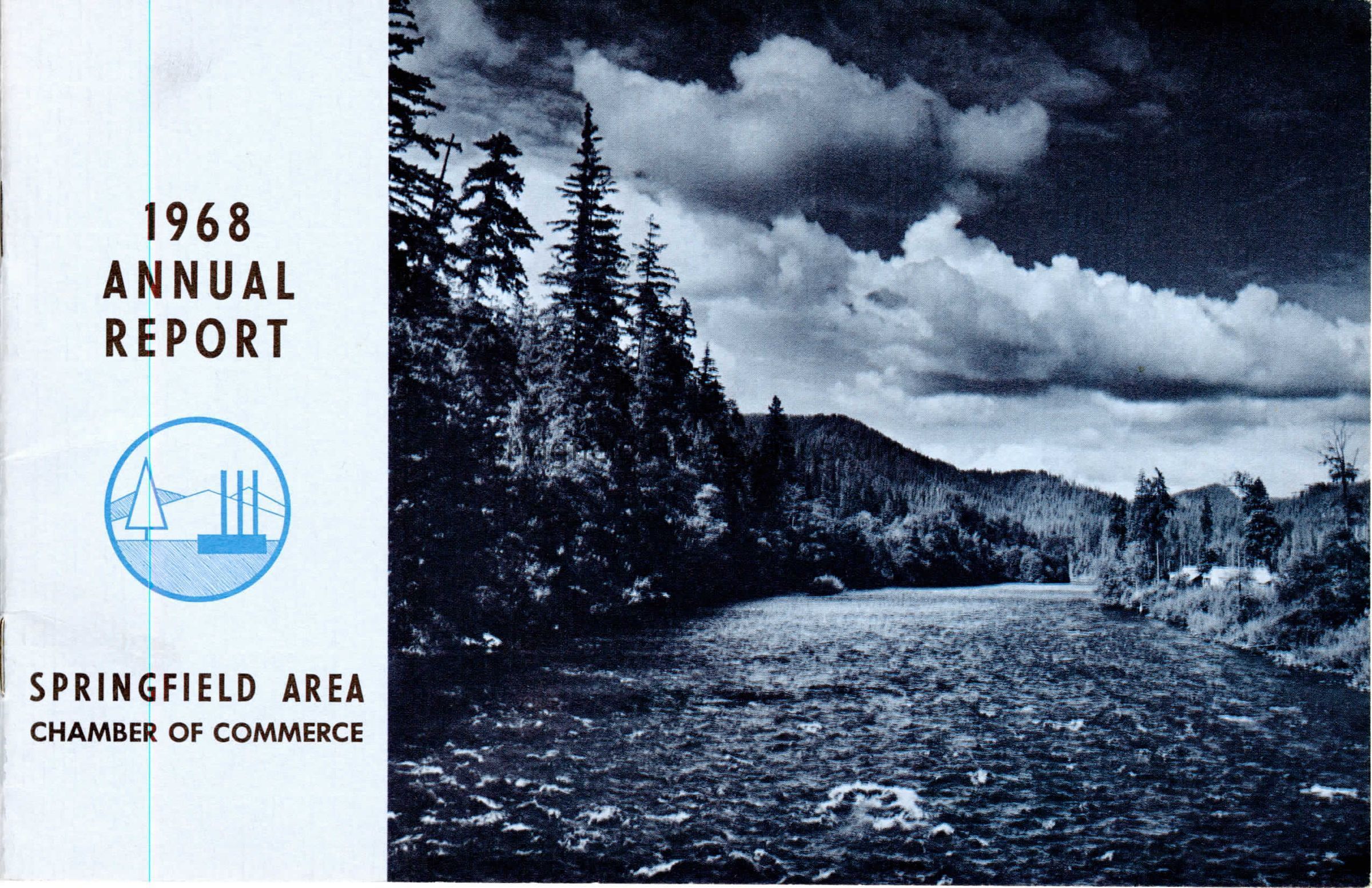 Springfield Chamber of Commerce Annual Report, 1968: Click image to view pdf