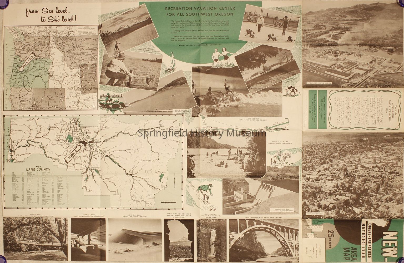 Springfield History Museum - Map of Metropolitan Eugene and Springfield ...