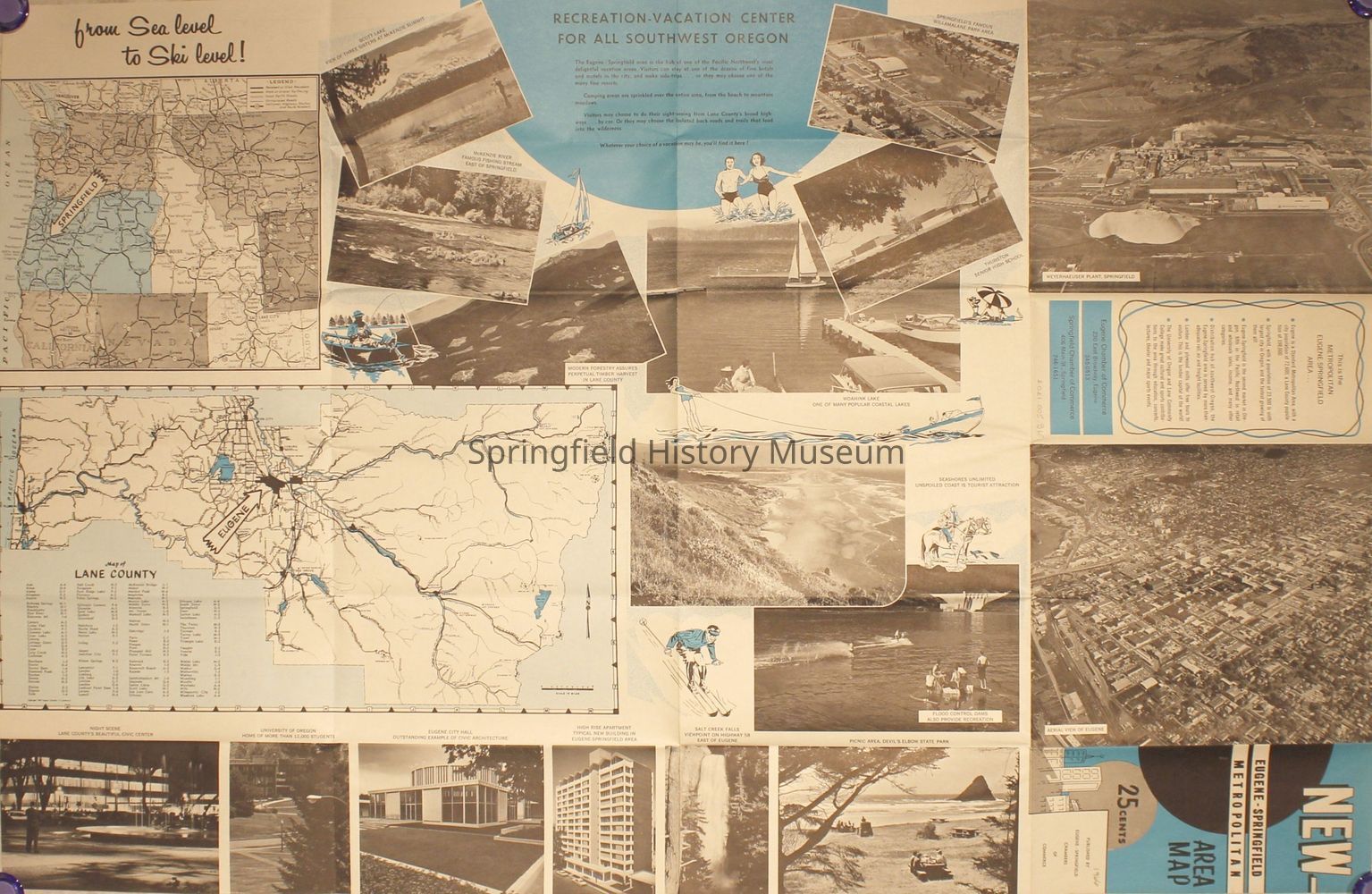 Springfield History Museum - Map of Metropolitan Eugene and Springfield ...