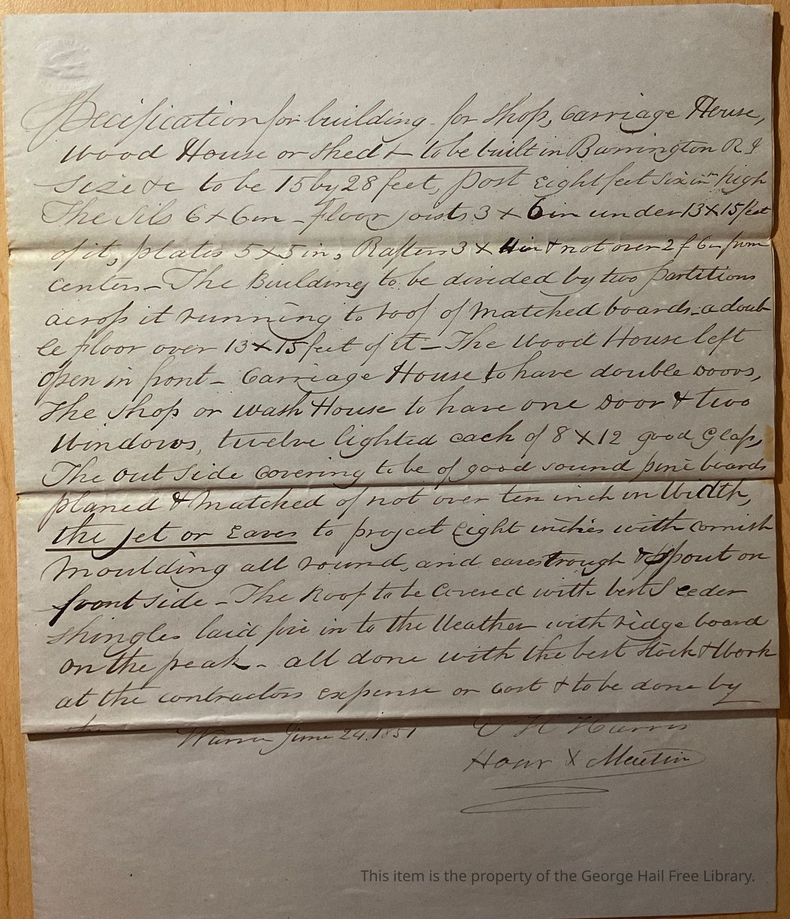 Ezra Millard Martin Papers