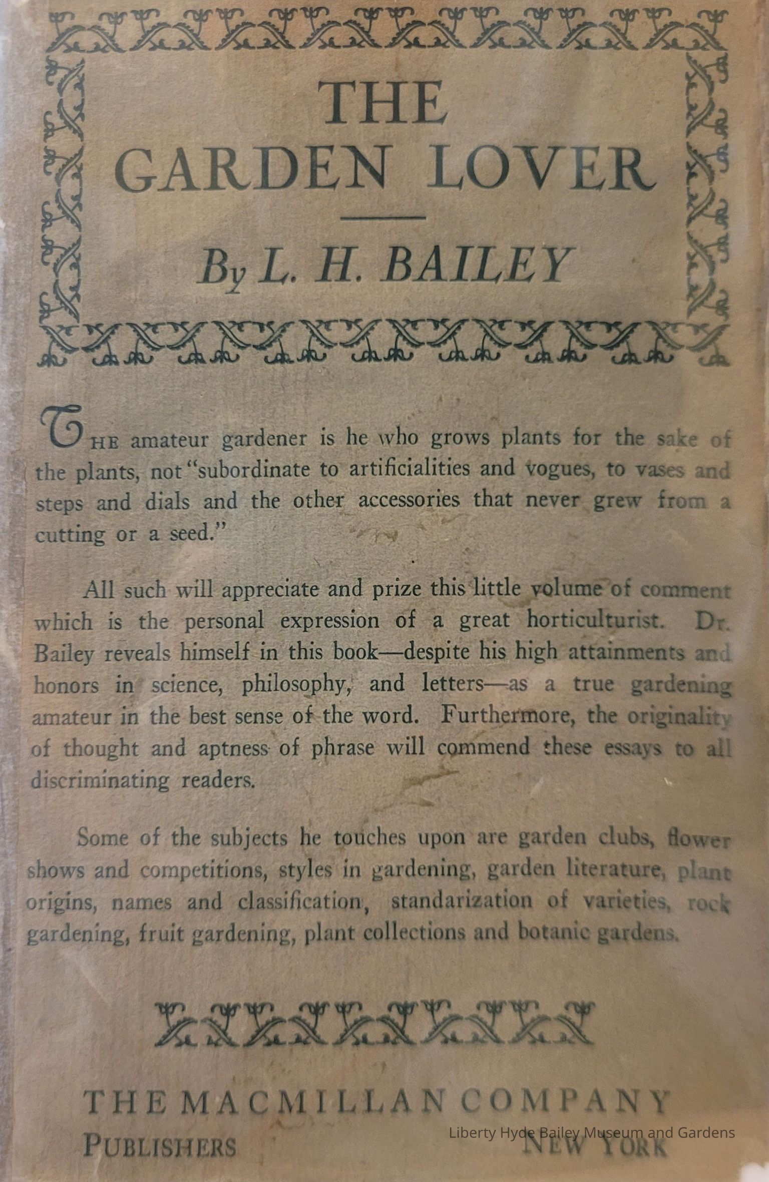 The Background Books: The Philosophy of the Holy Earth