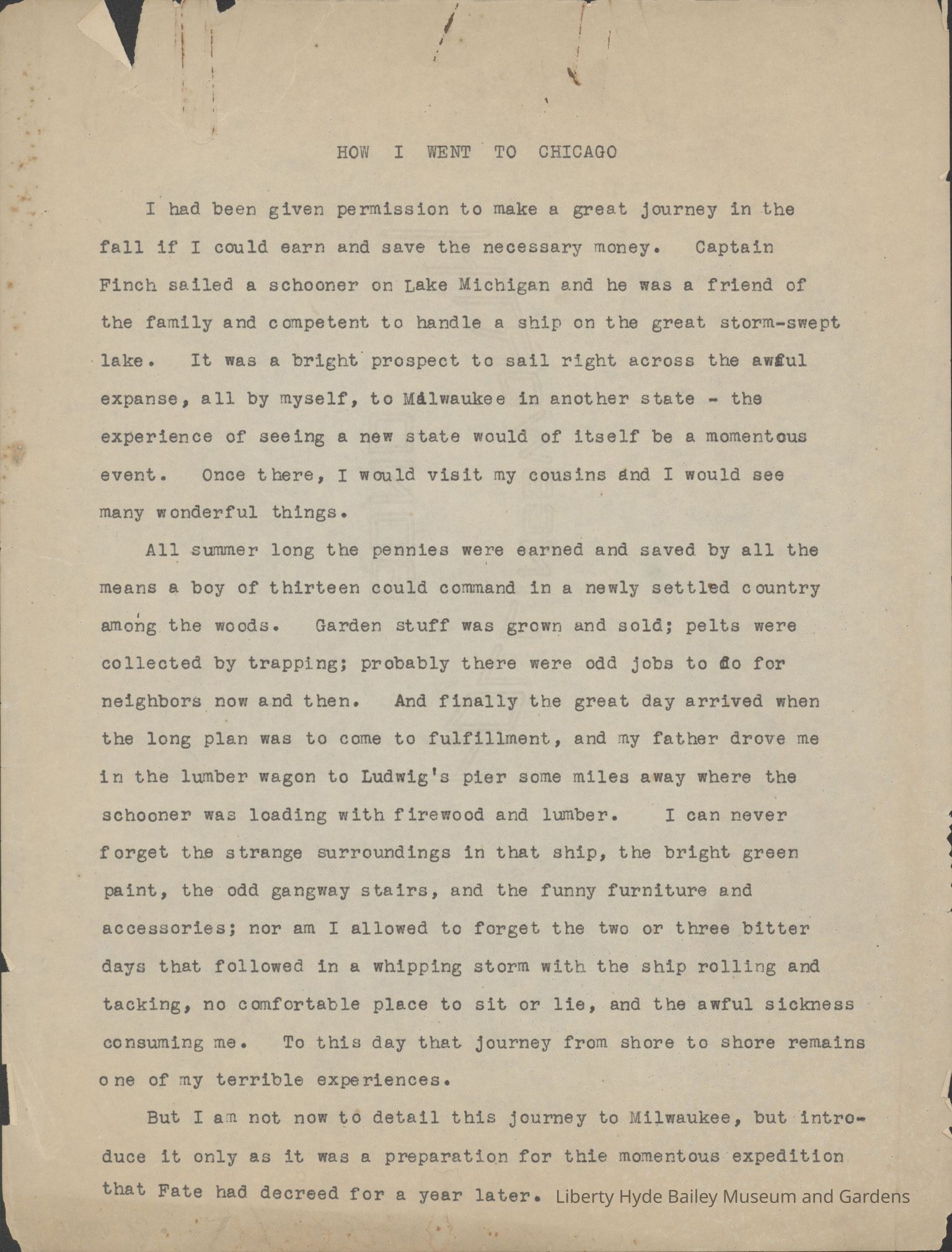 L.H. Bailey Writings