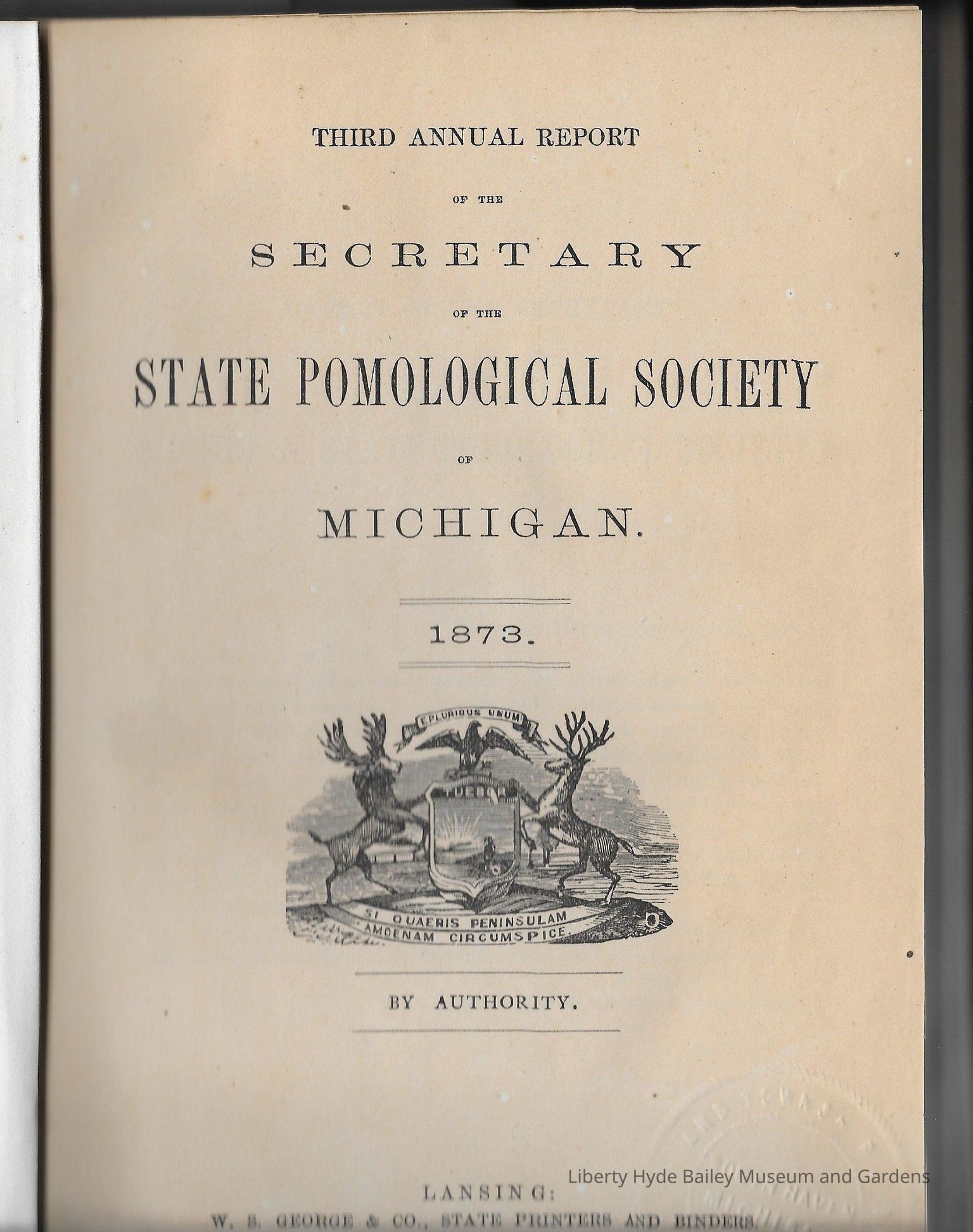 Michigan State Pomological Society Collection