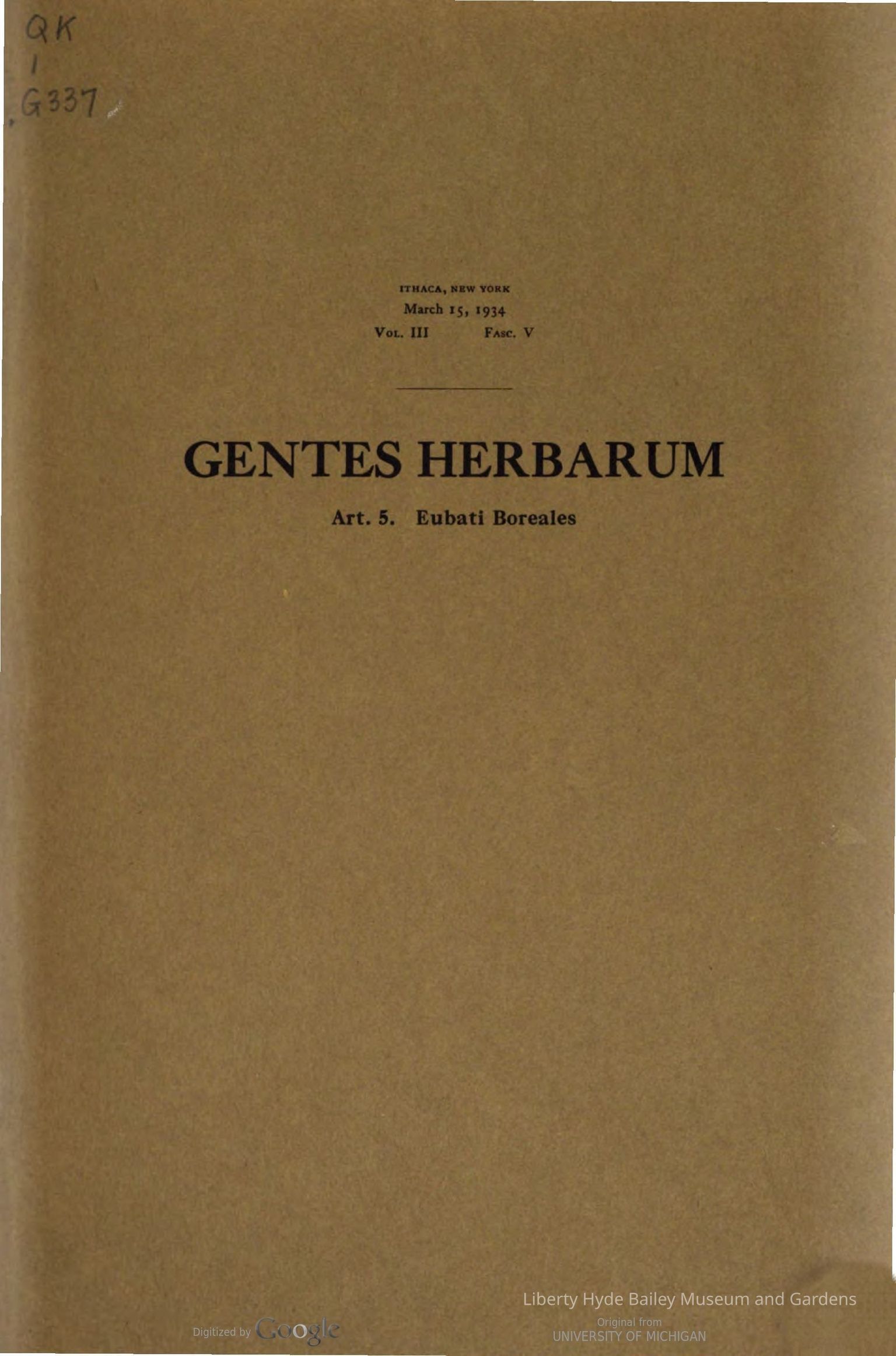 Gentes Herbarum