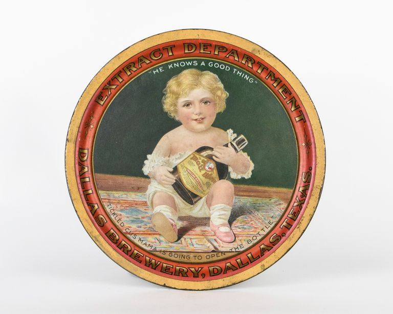 Malt Wein Extract Department "He Knows A Good Thing" Tray