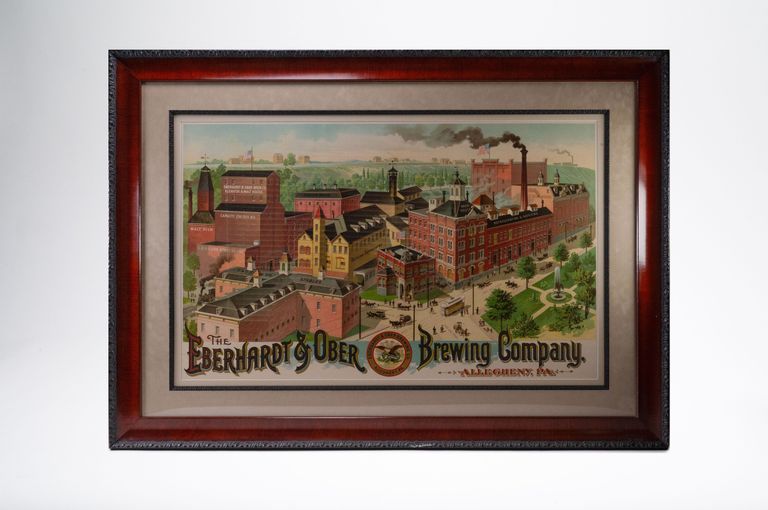 The Eberhardt & Ober Brewing Company Factory Scene